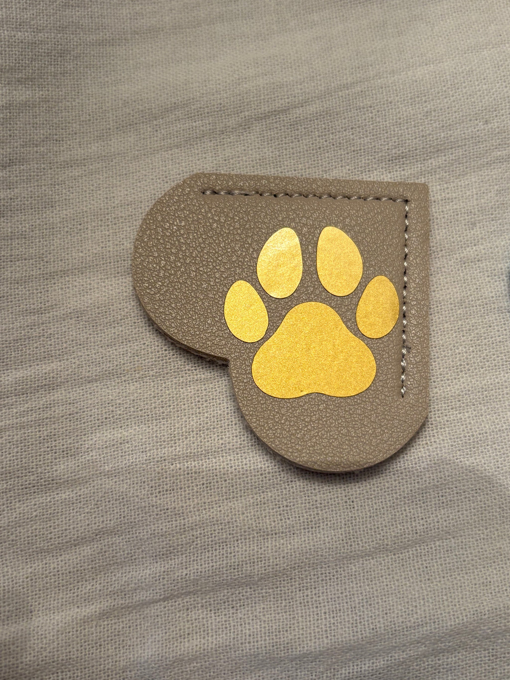 Leather Heart Bookmarks Decaled