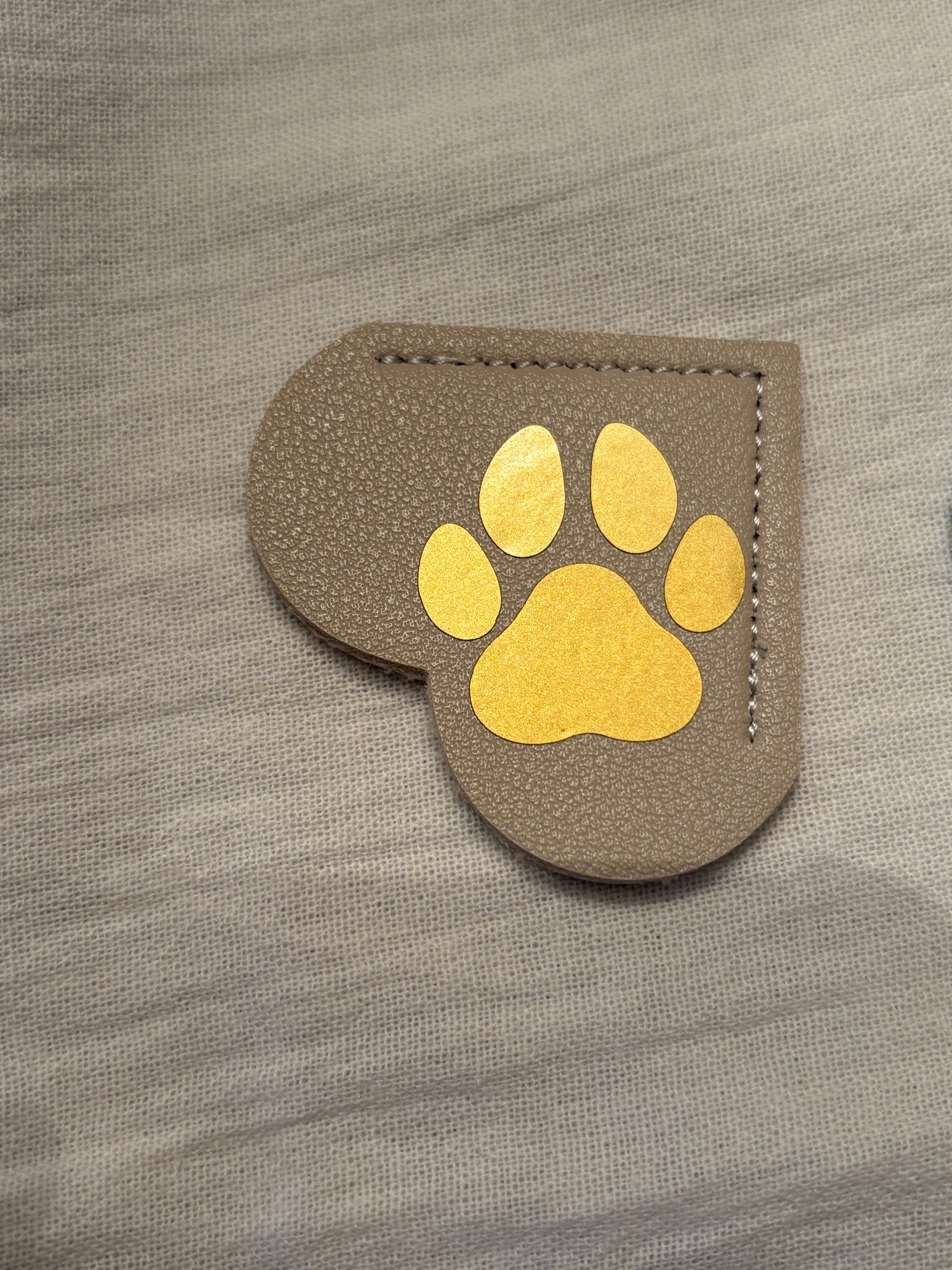 Leather Heart Bookmarks Decaled