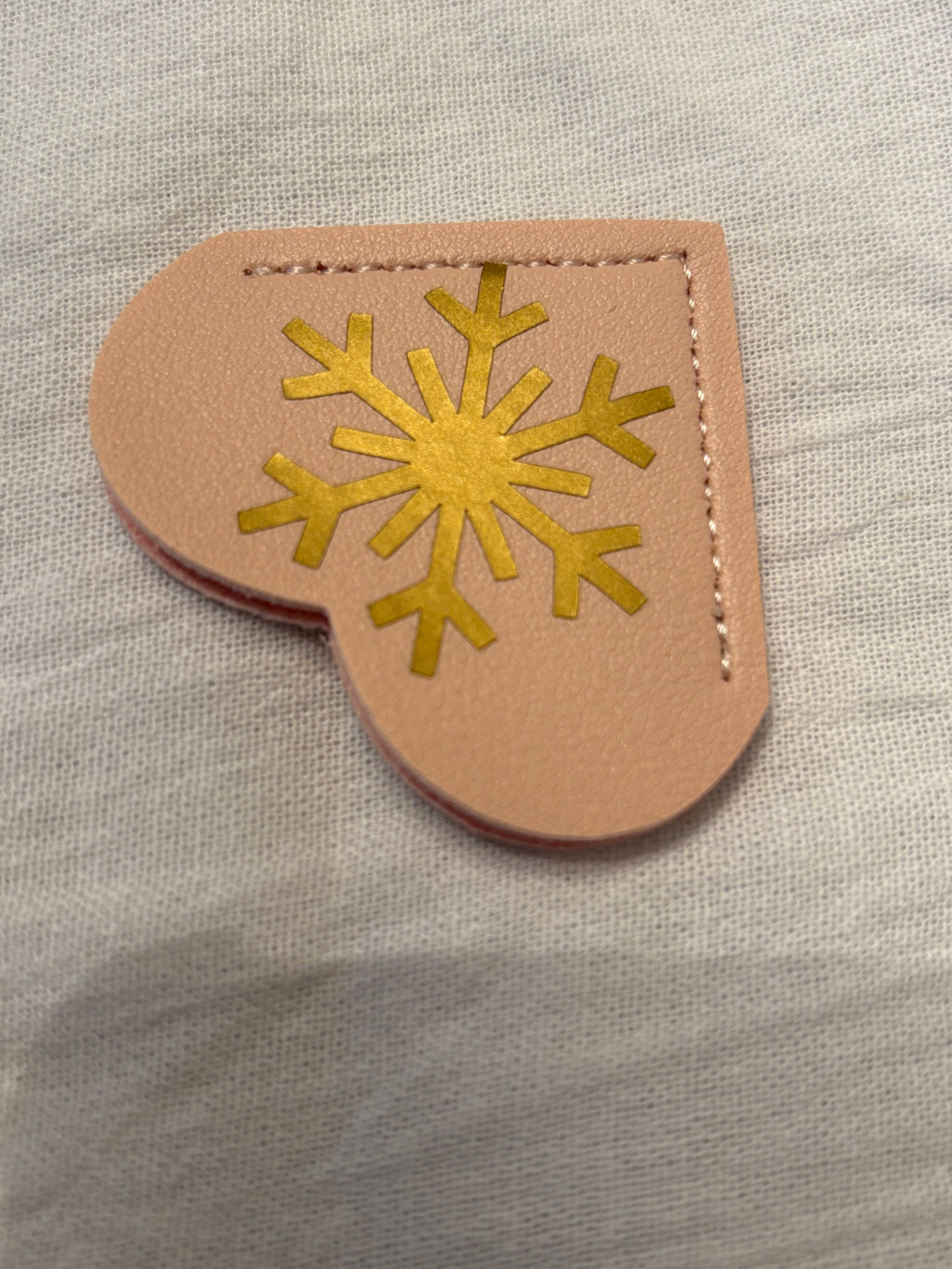 Leather Heart Bookmarks Decaled